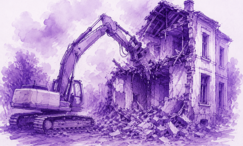 Action en démolition : les constructions achevées avant le 16 juillet 2006 restent soumises à la prescription quinquennale (Cass. 3e civ., 9 avril 2026, n° 24-11.754)