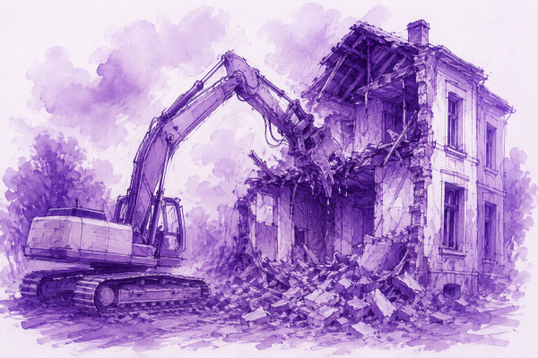 Action en démolition : les constructions achevées avant le 16 juillet 2006 restent soumises à la prescription quinquennale (Cass. 3e civ., 9 avril 2026, n° 24-11.754)