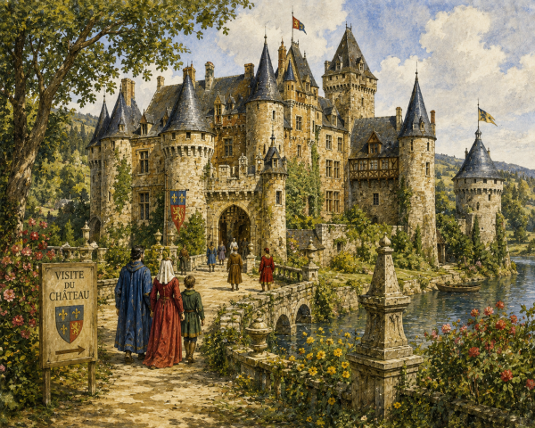 Château classé ou inscrit : le parc, l'ouverture au public, l'indivision et la transmission