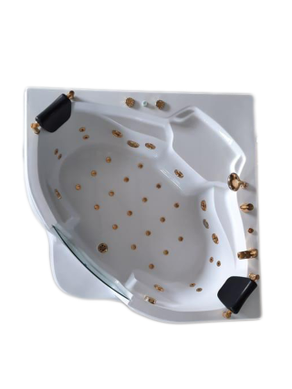 Köşe Oval Camlı Jakuzi 151 X 151 H 65 — Çift Kişilik Jakuziler