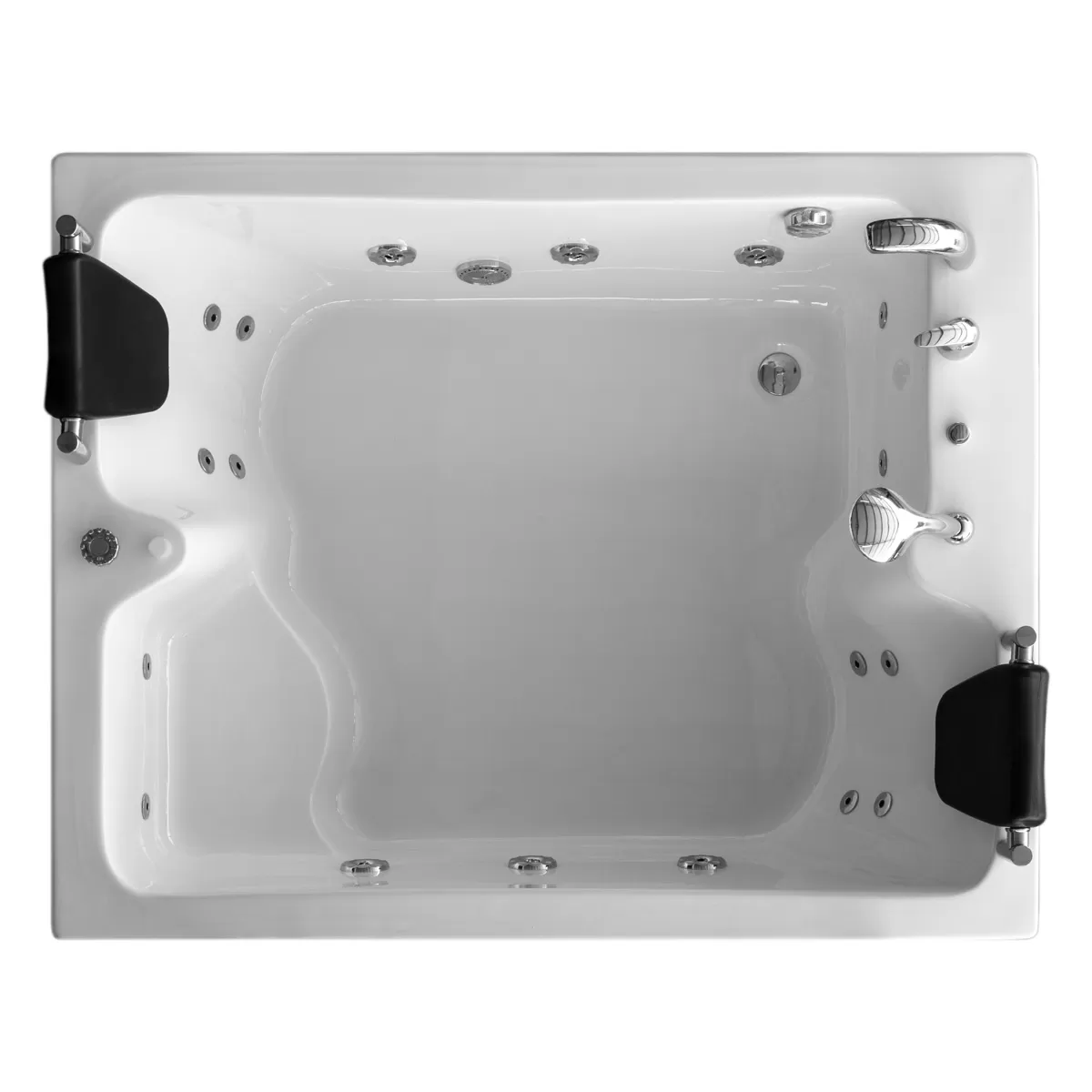 Kompakt bağımsız dikdörtgen jakuzi 120x150 daire banyosu