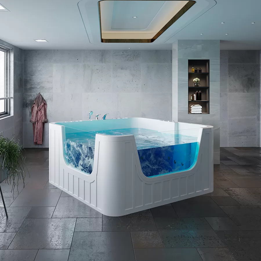 Bebek Jakuzi Spa Camlı 195 X 195 H 105