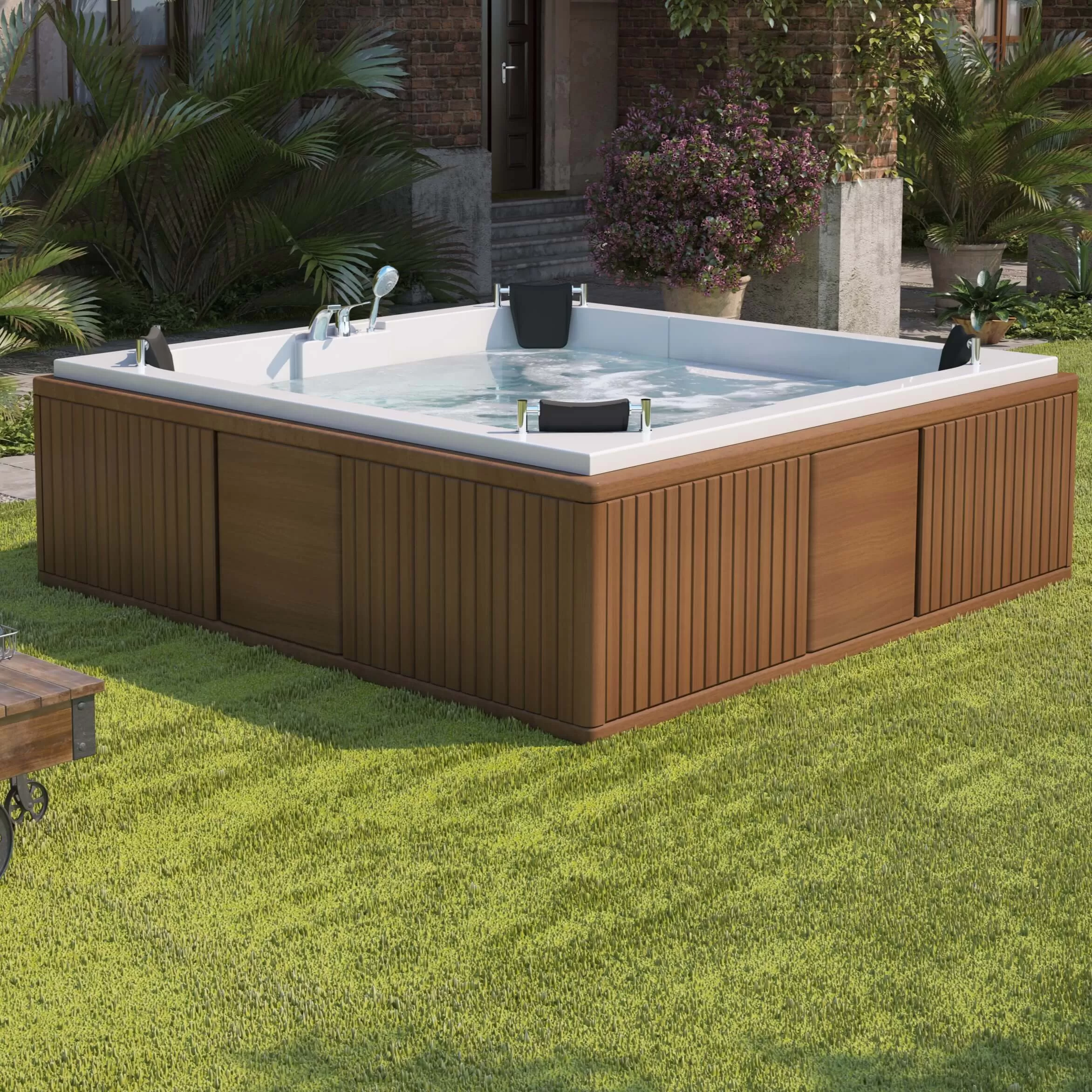 6 kişilik kare spa jakuzi 200x200 Kuntbay