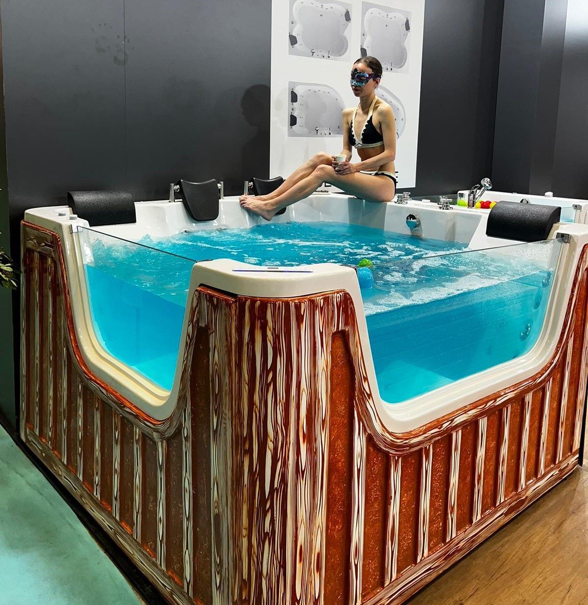 Isıtıcılı spa jakuzi