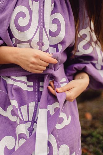 Vestido Gardenia en tono morado