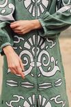 Vestido Gardenia en tono verde