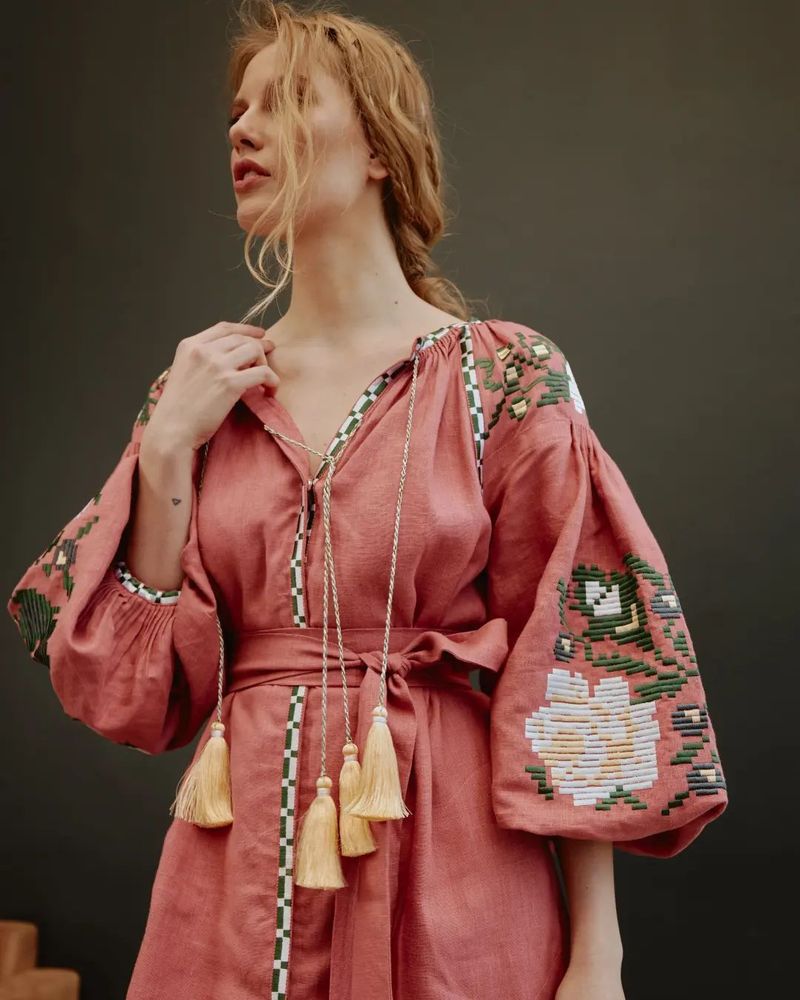 Vestido Sonia coral