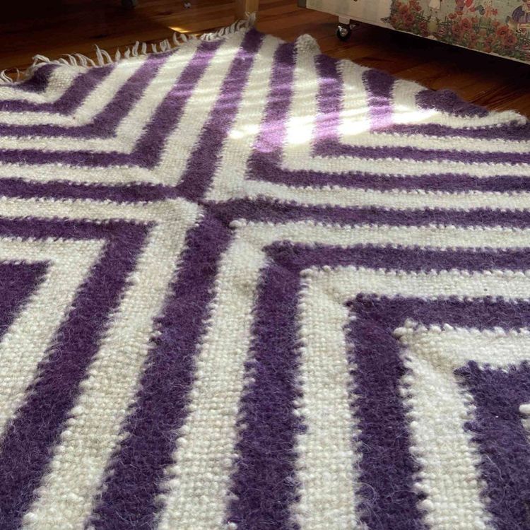 Alfombra de lana Llila