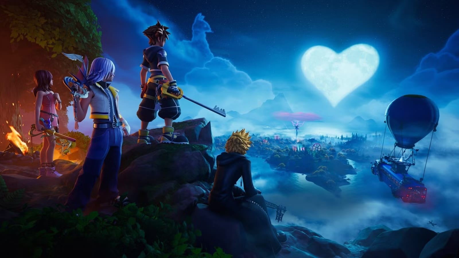 Kingdom Hearts и Cyberpunk: Edgerunners официально присоединились к Fortnite