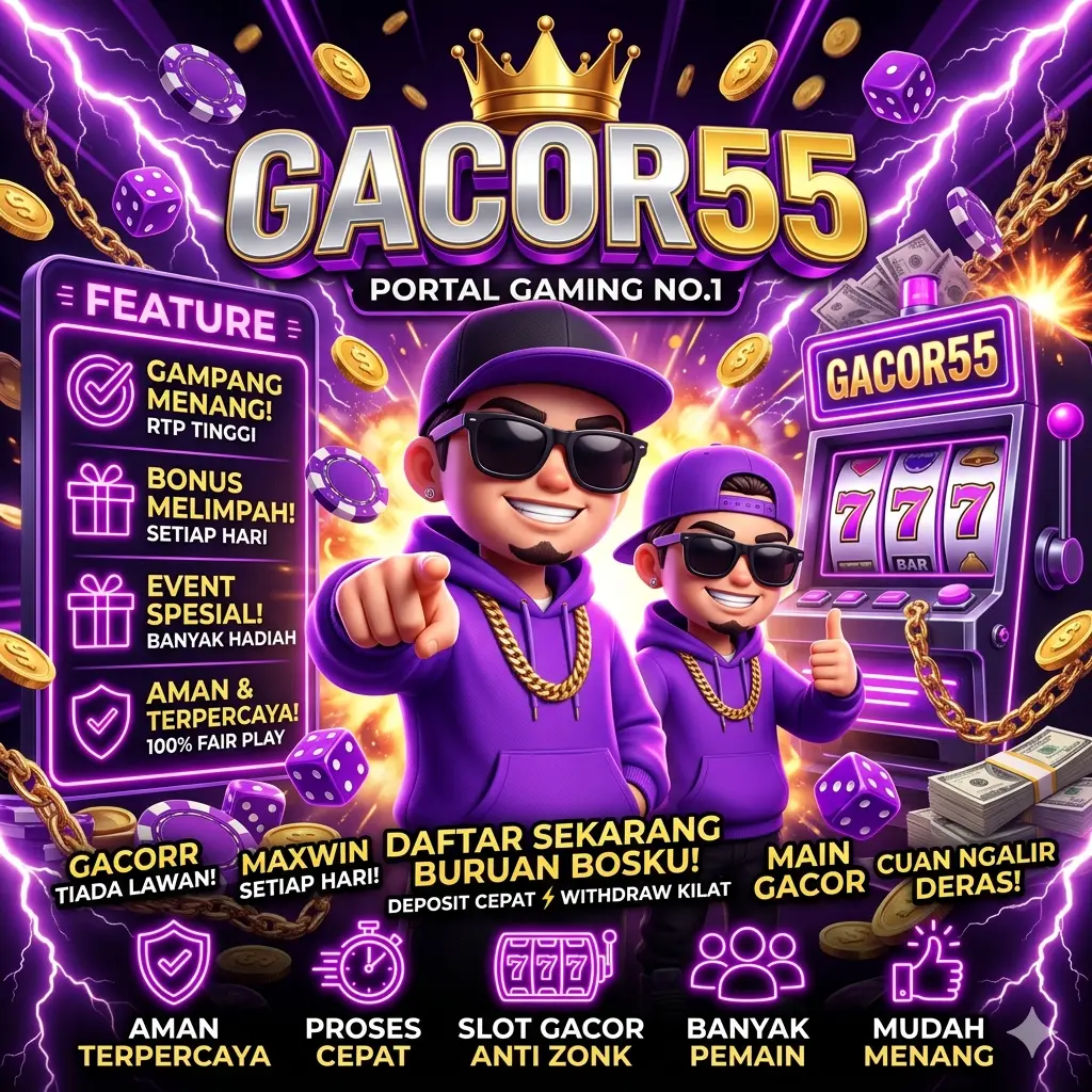 Agen Gacor55 Penyedia Game Arcade Slot Resmi Server Indonesia 24x7