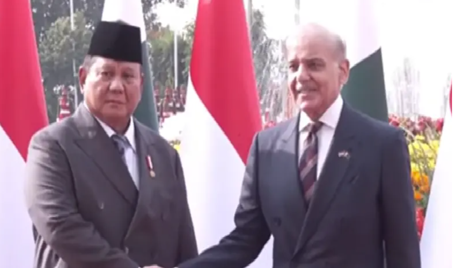 Guard of Honour Welcomes Indonesian President Subianto on Arrival at Prime Minister’s House