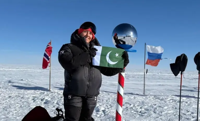 Samina Baig Makes History as First Pakistani Woman to Ski to South Pole