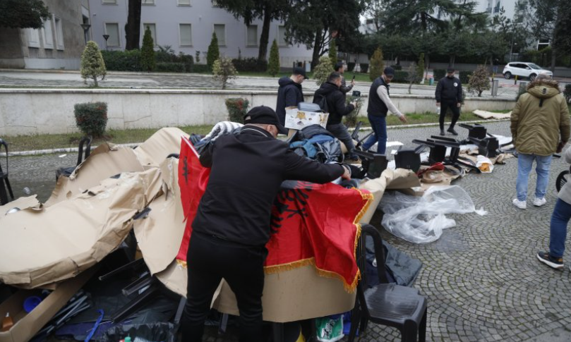 Violent Clashes Erupt Outside Albanian Prime Minister’s Office in Tirana