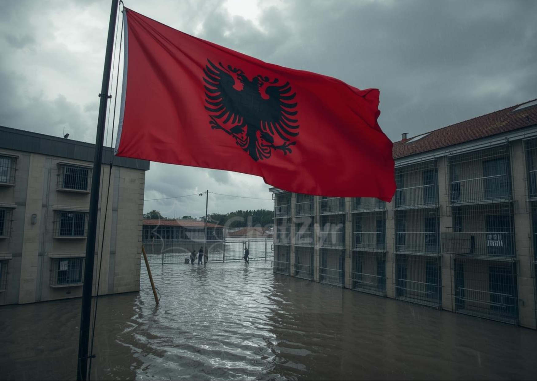 Flooding Hits Durrës Prison as Severe Weather Sweeps Albania, Detainees Moved to Upper Floors for Safety