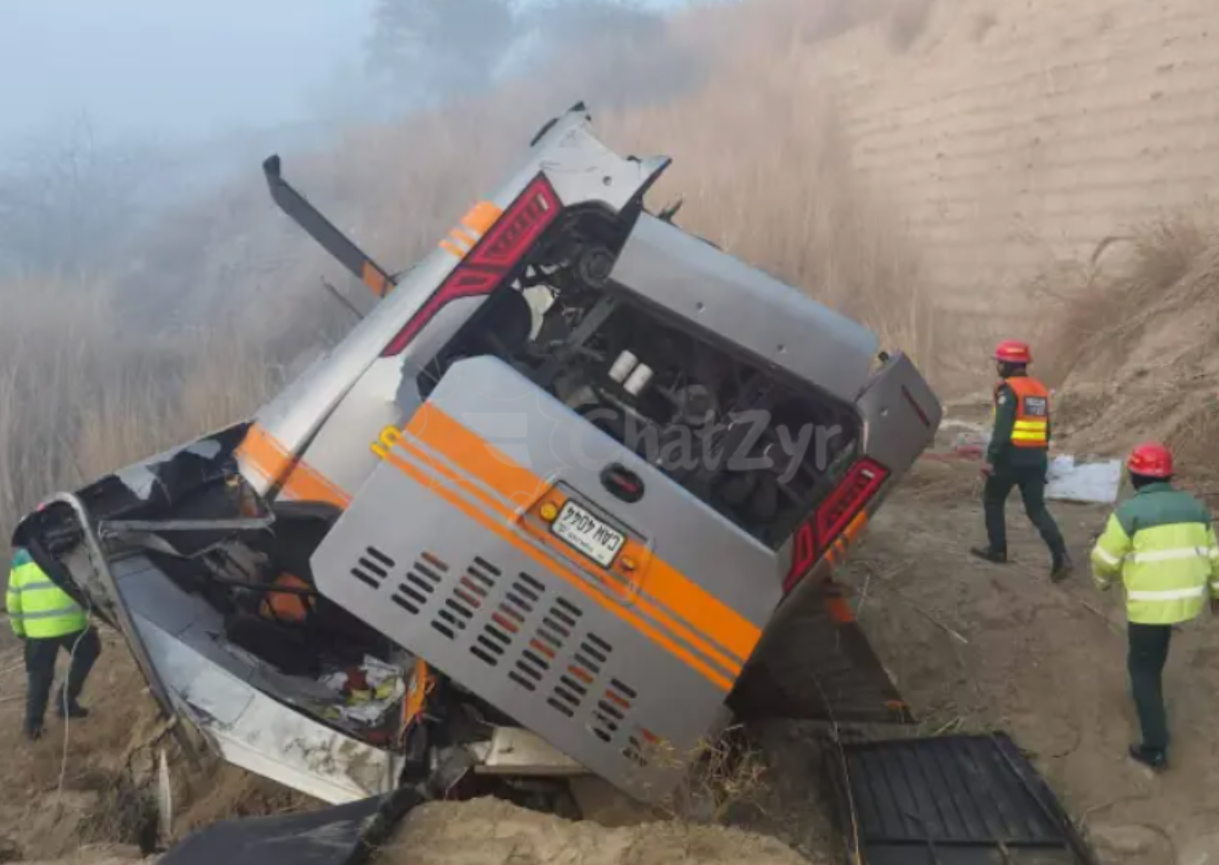 Talagang Bus Crash Kills 5, Injures 24 as Vehicle Falls into Ravine Near Punjab