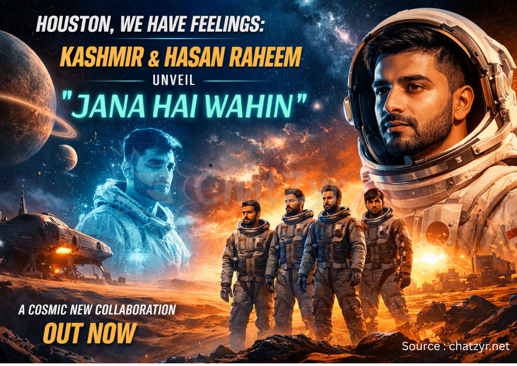 Houston, We Have Feelings: Kashmir and Hasan Raheem Unveil ‘Jana Hai Wahin’