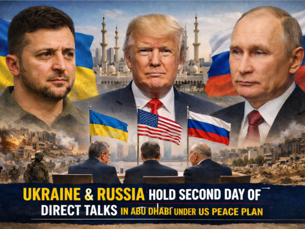 Ukraine and Russia Hold Second Day of Direct Talks in Abu Dhabi Under US Peace Plan