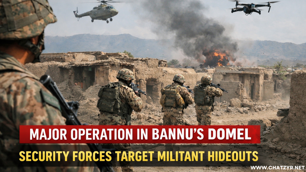 Security Forces Begin Intensive Clearance Operation in Bannu’s Domel Tehsil