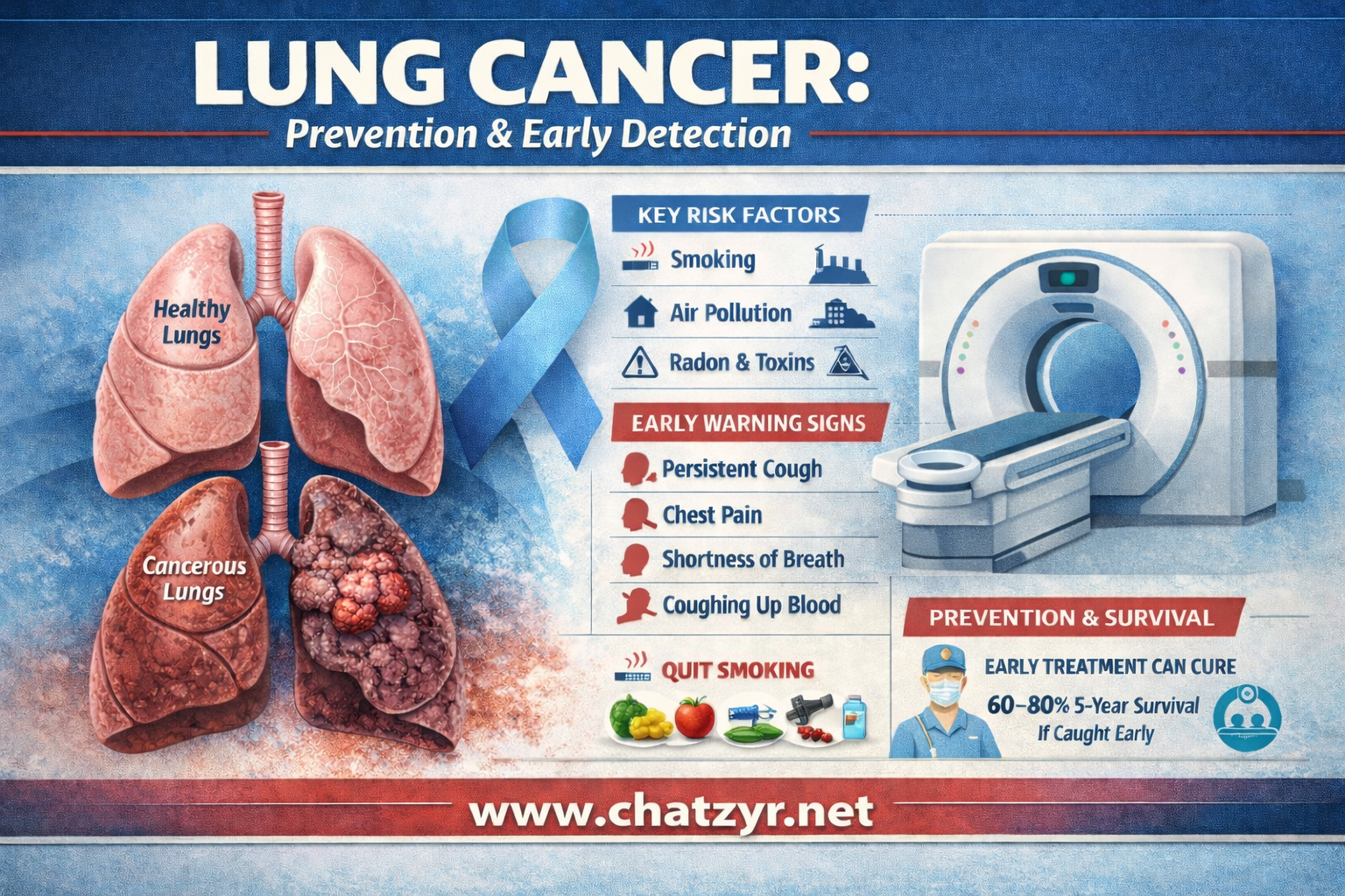 Lung Cancer: Prevention, Early Detection, and Survival Outlook