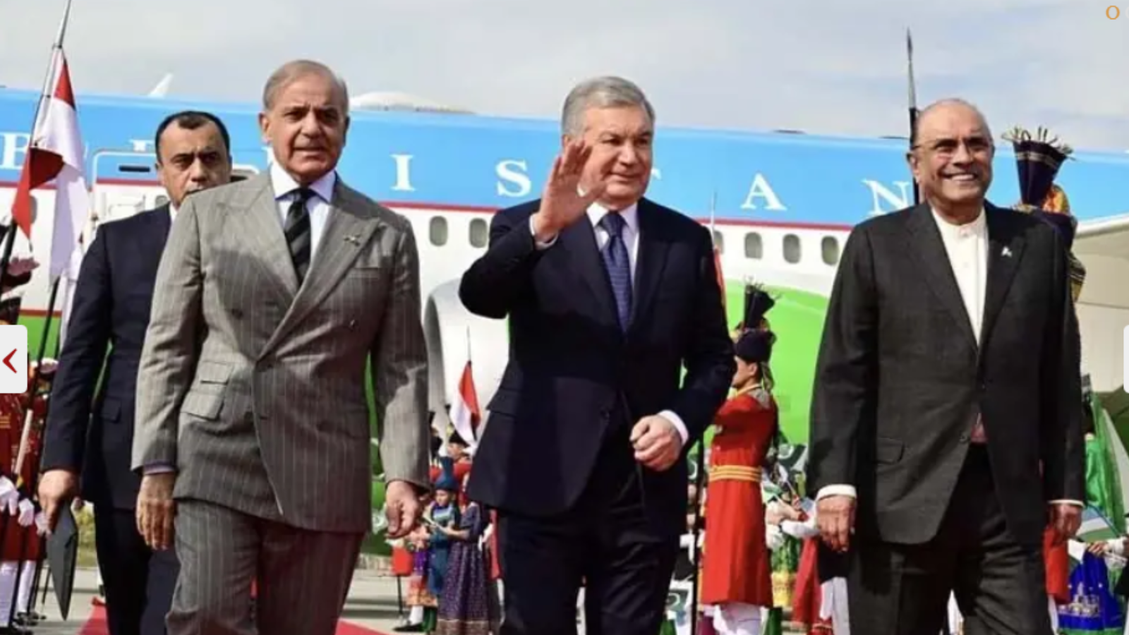 Uzbekistan President Shavkat Mirziyoyev Arrives in Pakistan on Two-Day Visit to Boost Trade and Regional Connectivity