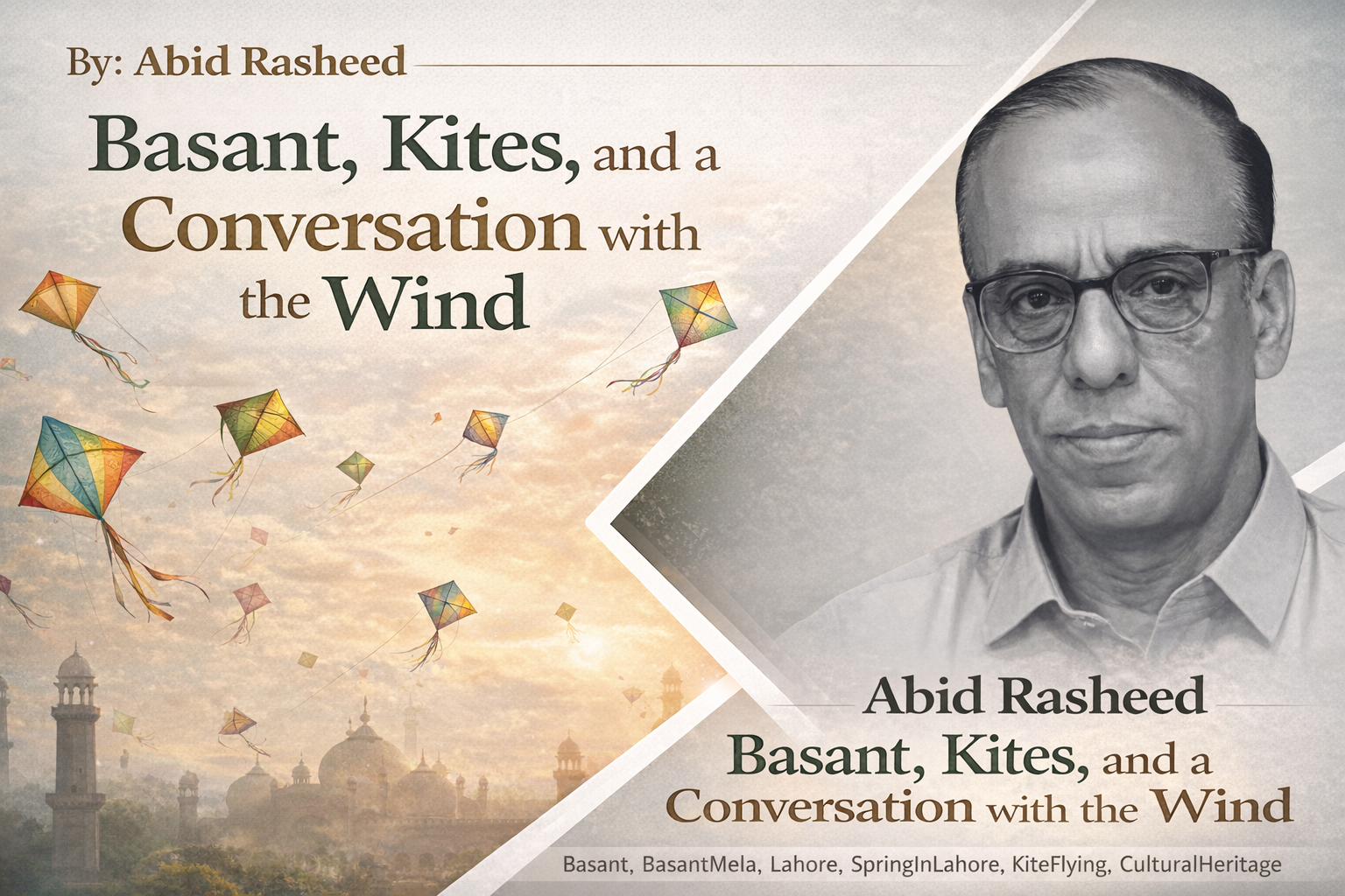 Basant, Kites, and a Conversation with the Wind - Abid Rasheed