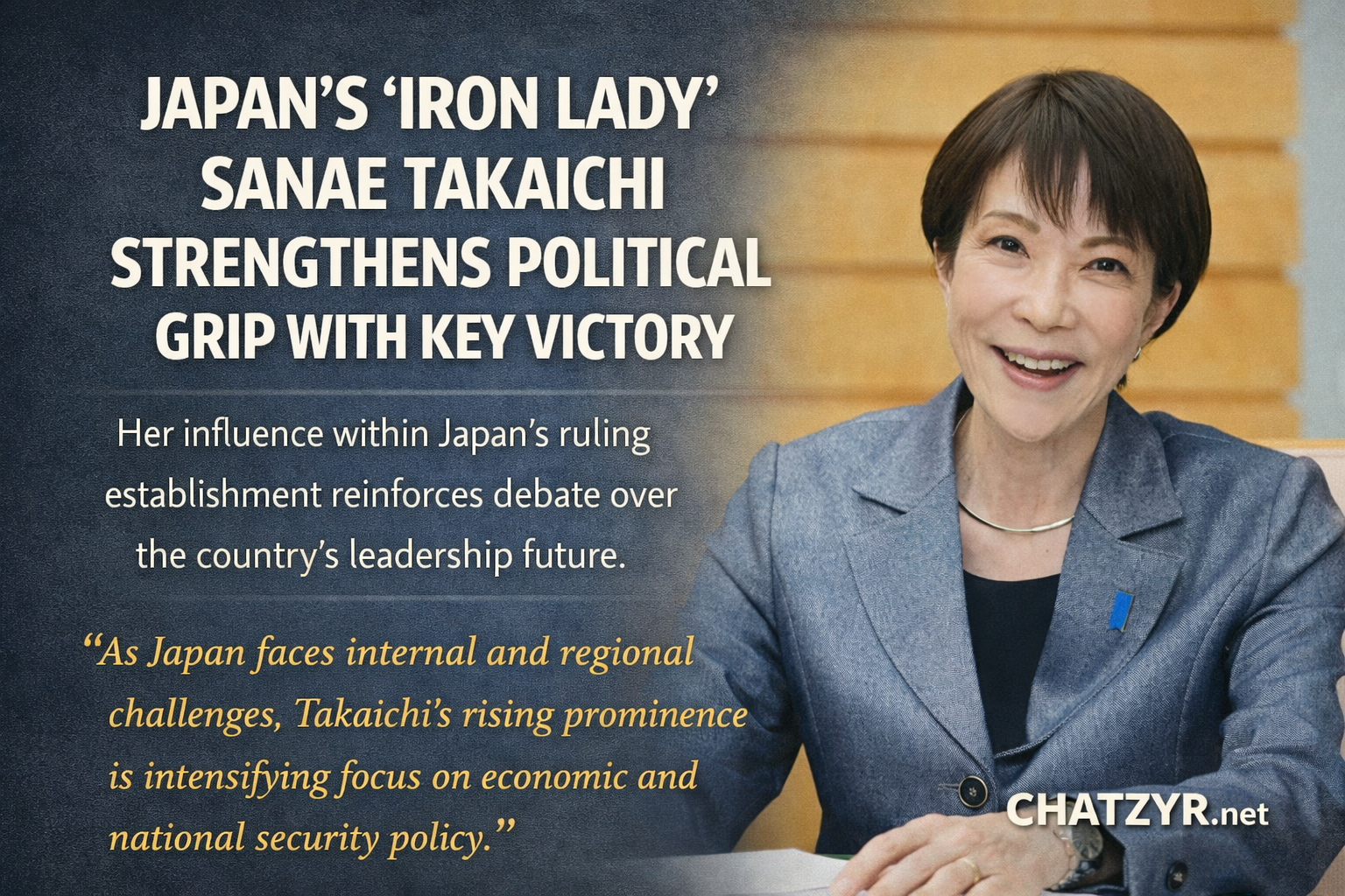 Japan’s ‘Iron Lady’ Sanae Takaichi Strengthens Political Grip With Key Victory