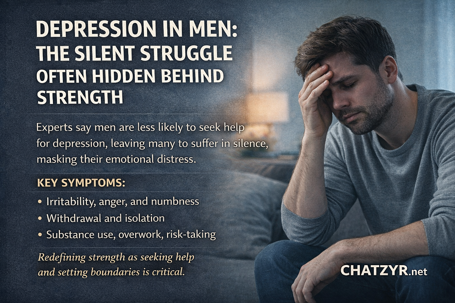 Depression in Men: The Silent Struggle Often Hidden Behind Strength