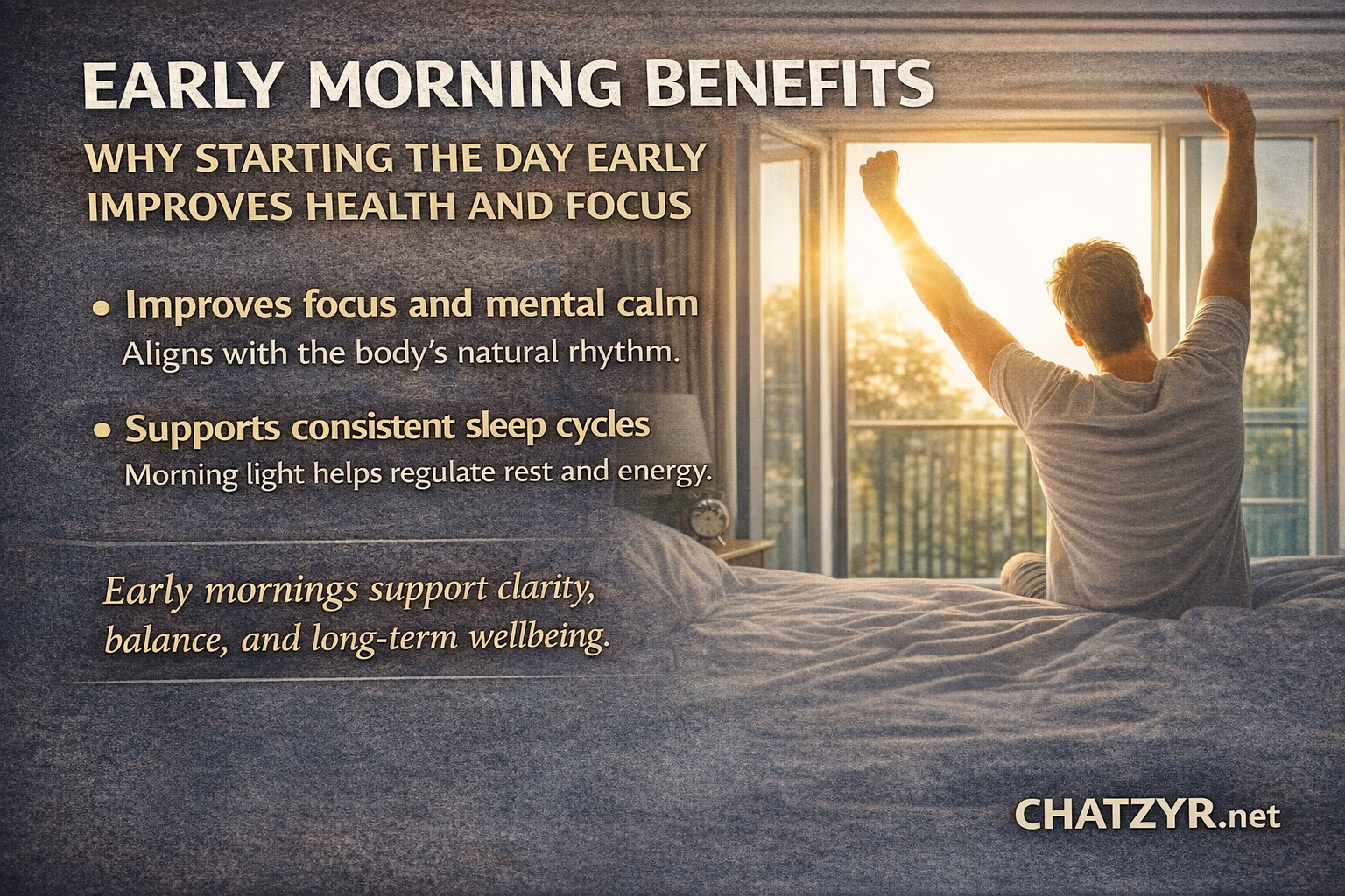 Early Morning Benefits: Why Starting the Day Early Improves Health and Focus