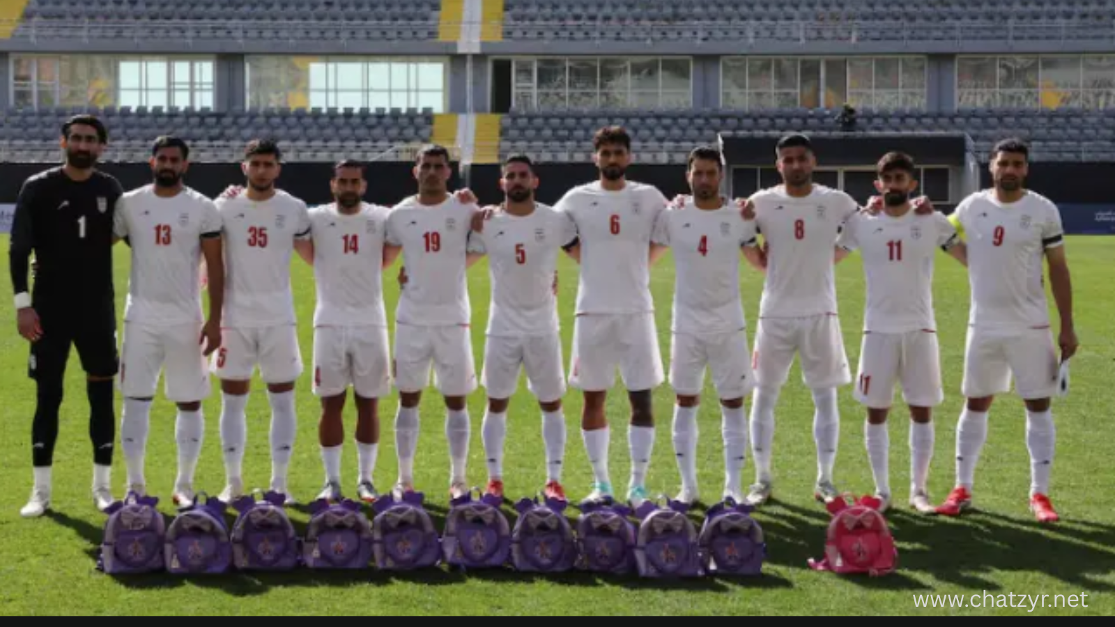 Iran Football Players Walk Onto Pitch With Schoolbags, Silent Protest Stuns Stadium | ChatZyr