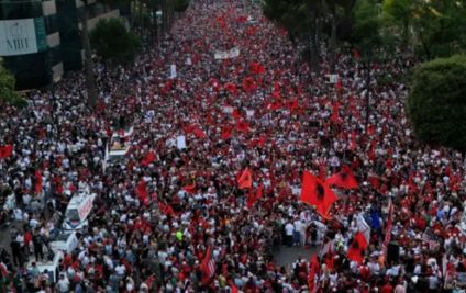"Albania Is Not for Sale": Thousands Protest Kushner-Backed Resort Plan in Tirana