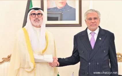 Pakistan, Kuwait Reaffirm Strategic Partnership as Dar, Kuwaiti FM Discuss Middle East Situation | ChatZyr