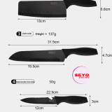 Ensemble De Couteaux De Cuisine Professionnel - 7 Pieces Complet Avec Support
