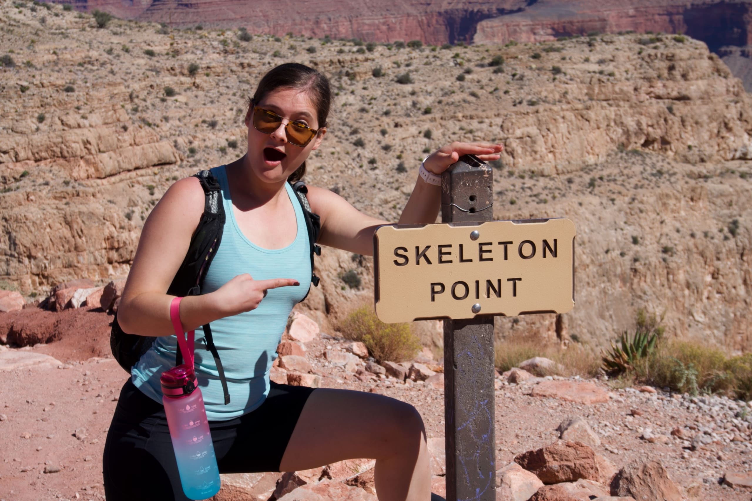 View from Skeleton Point on the South Kaibab Trail in Arizona