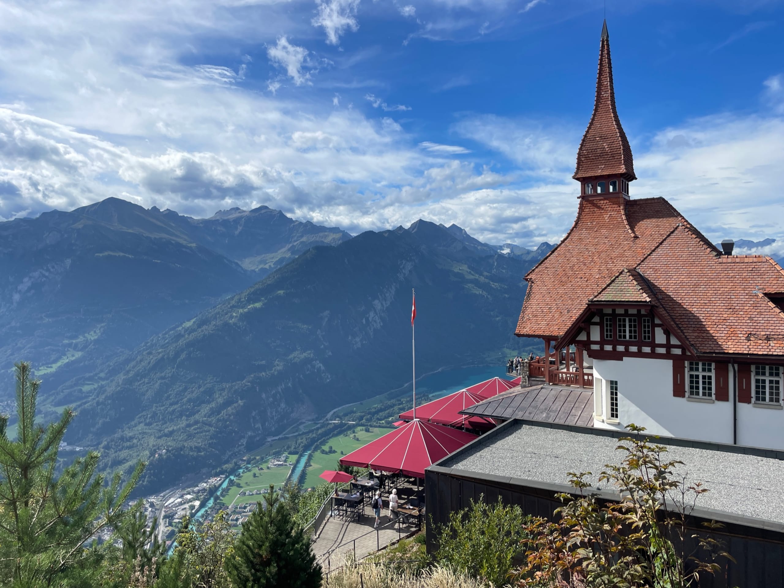 Traditional Swiss alpine architecture