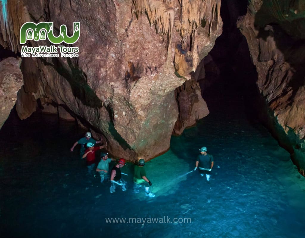 Walking through ATM Cave