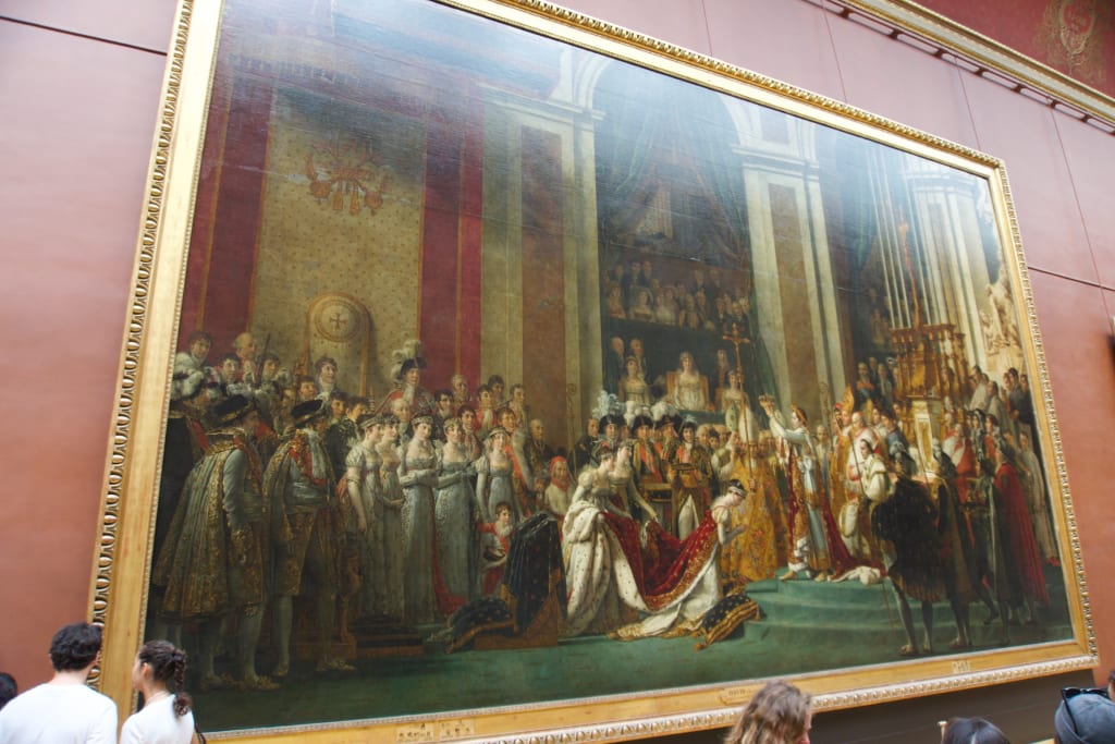 The Coronation of Napoleon at the Louvre