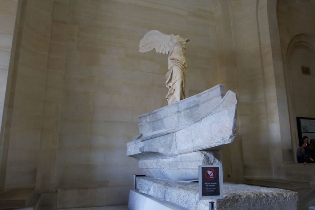 The Winged Victory of Samothrace at the Louvre