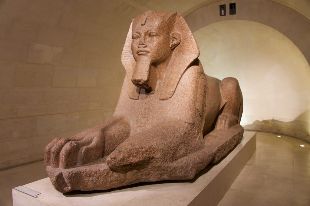 The Great Sphinx of Tanis at the Louvre
