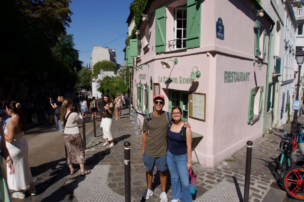 A charming street in Montmartre