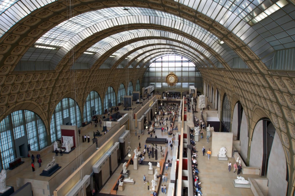 Grand hall inside the Musée d'Orsay