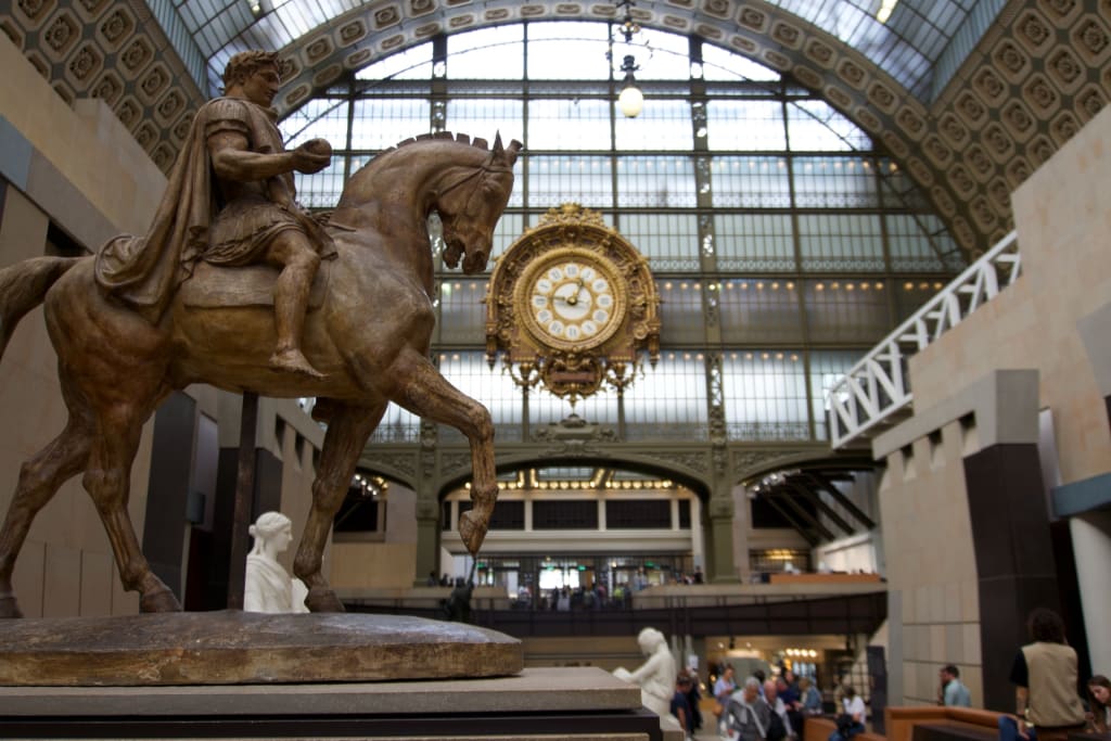 Interior clock at the Musée d'Orsay