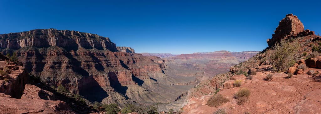 The view from Cedar’s Ridge on the South Kaibab Trail