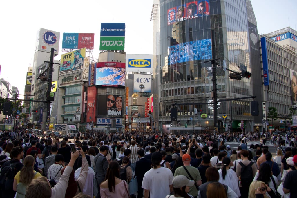 Shibuya Crossing in Tokyo