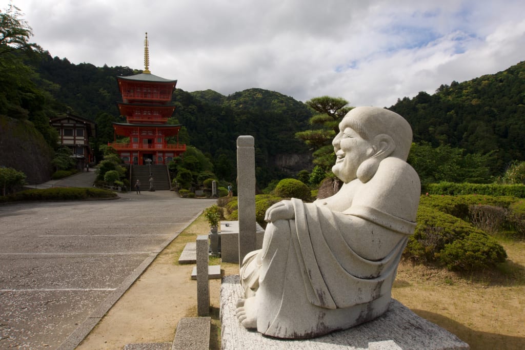 Seiganto-ji pagoda and Nachi Falls