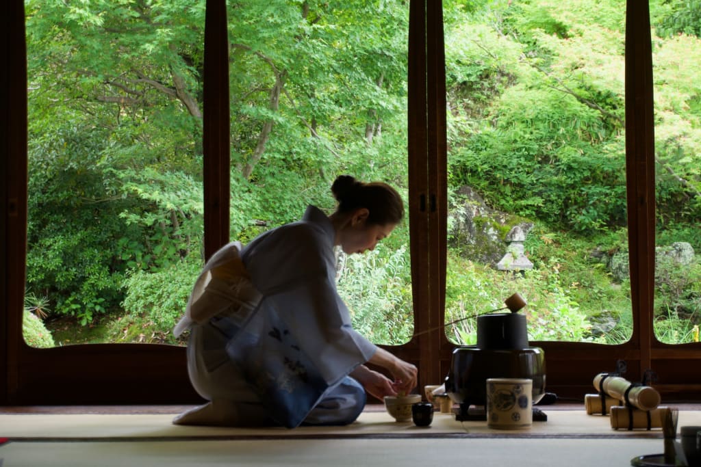 Traditional tea ceremony in Kyoto