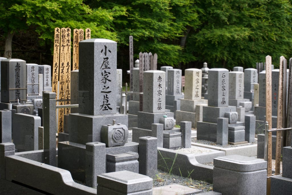 Temple grounds in Arashiyama, Kyoto