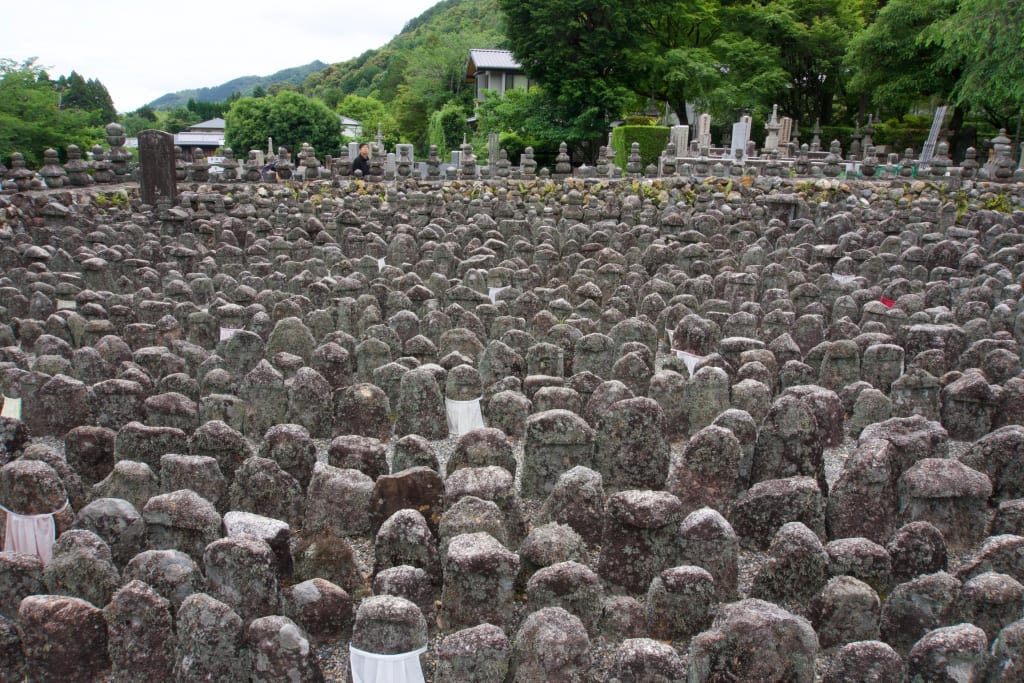 Pathway through Adashino Nenbutsuji in Kyoto