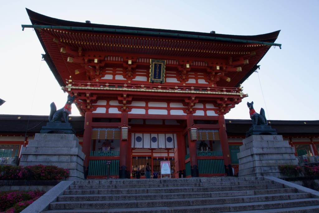 A shrine at Fushimi Inari in Kyoto