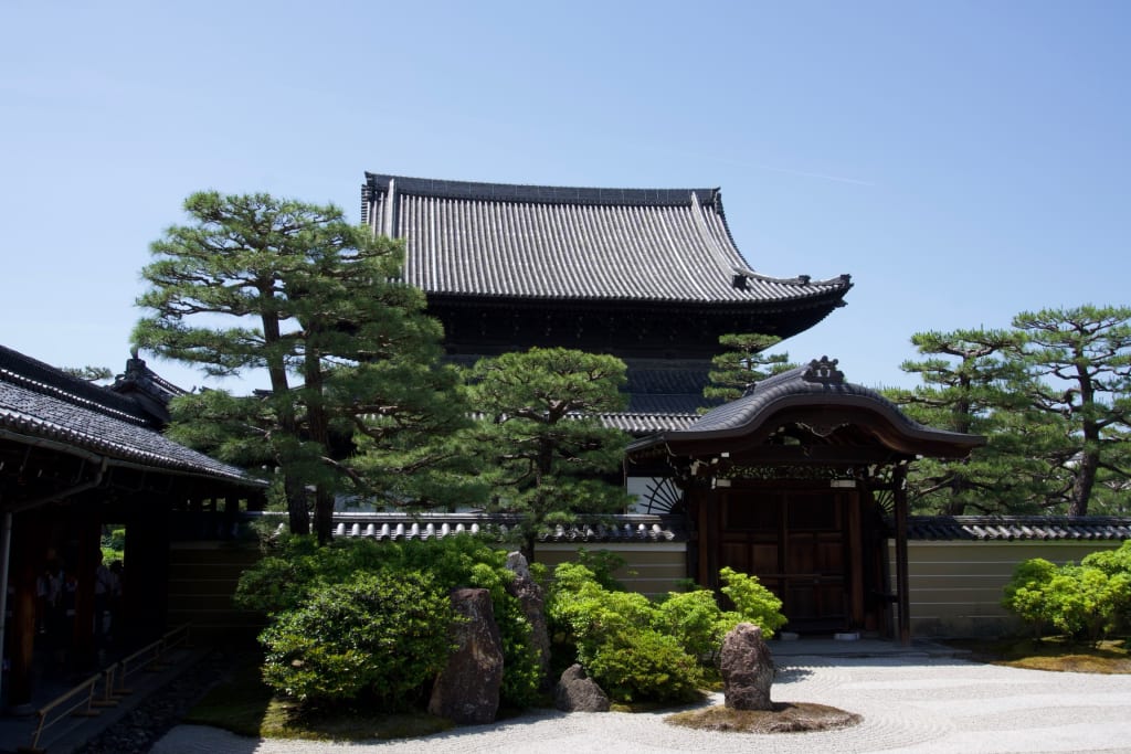 Tatami rooms at Kennin-ji in Kyoto