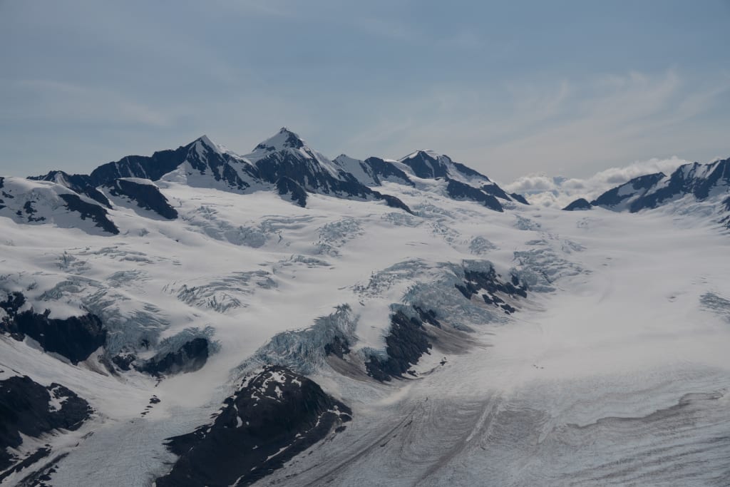 Glacier scenery around Prince William Sound